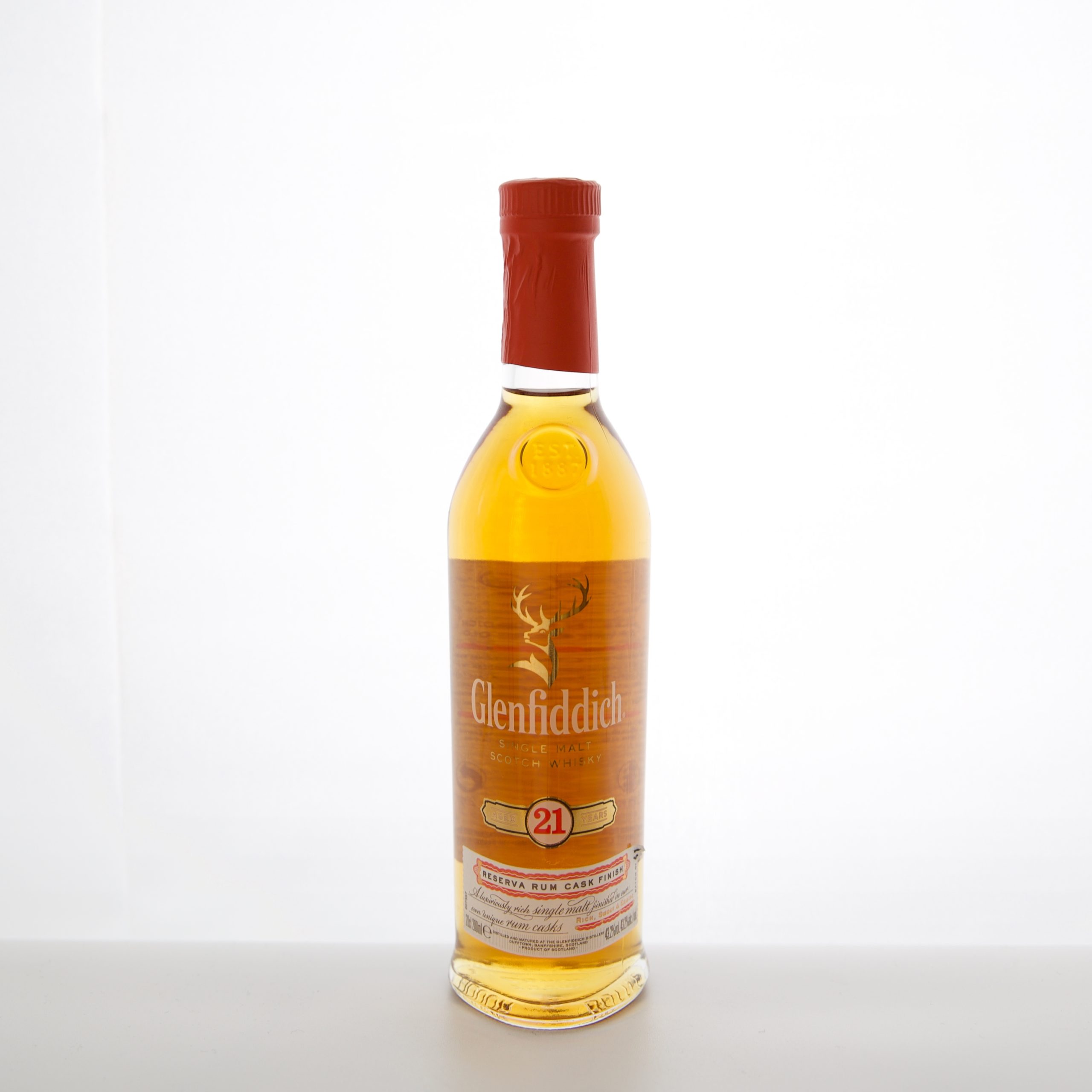 Glenfiddich 21 Year Old Reserva Rum Cask Finish 20cl 40% Scotland Speyside Whisky 