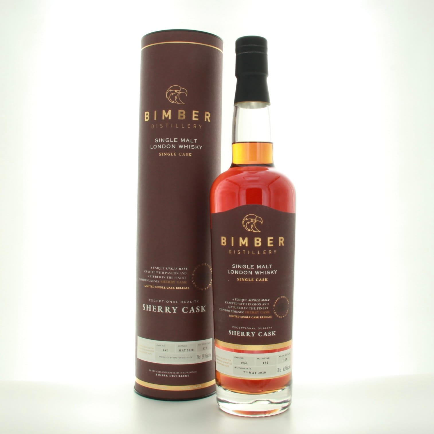 Bimber Single Sherry Cask #42 70cl 58.1% England Whisky 