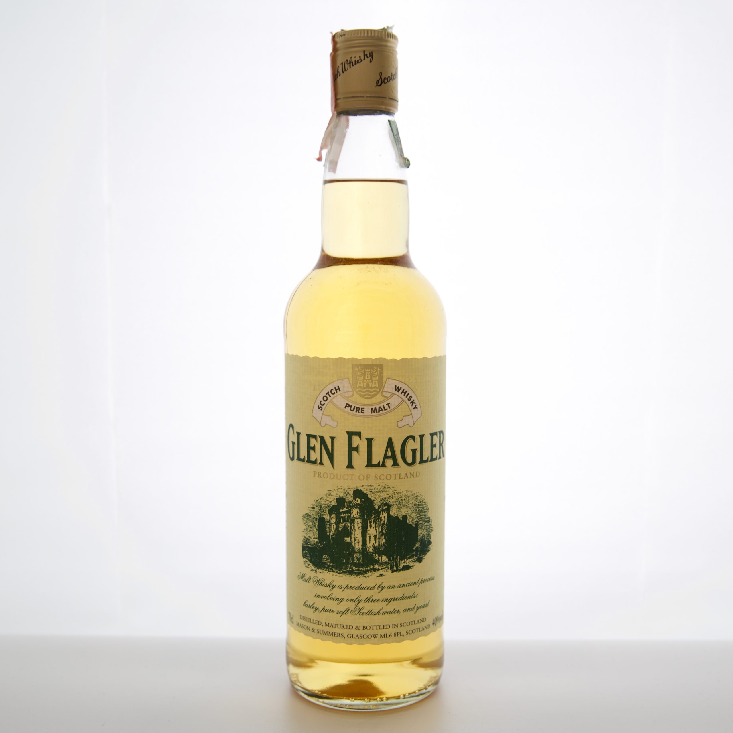 Glen Flagler Pure Malt 1990s 75cl 40% Lowlands Scotland Whisky 