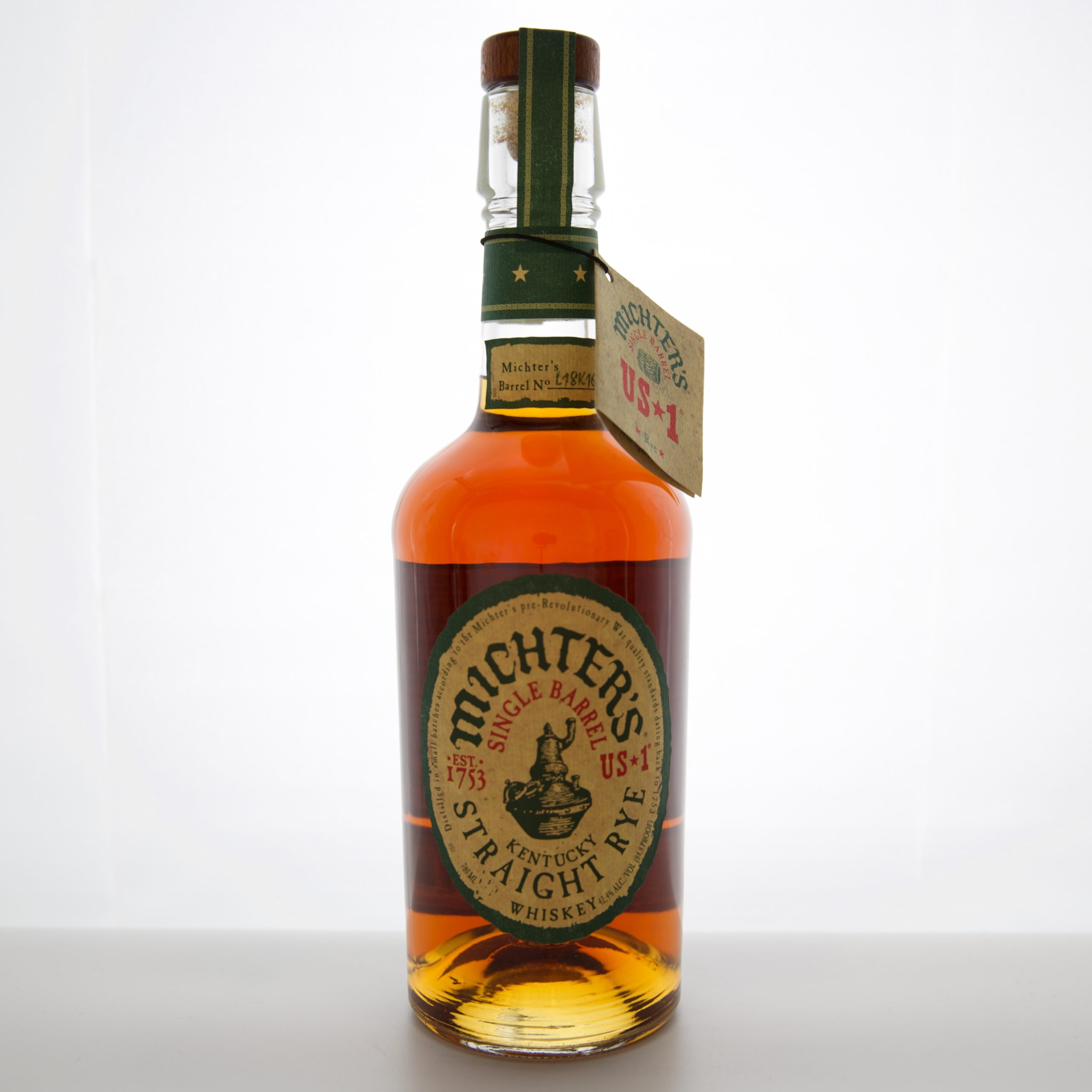 Michter’s Single Barrel Kentucky Straight Rye 2018 70cl USA Whisky 