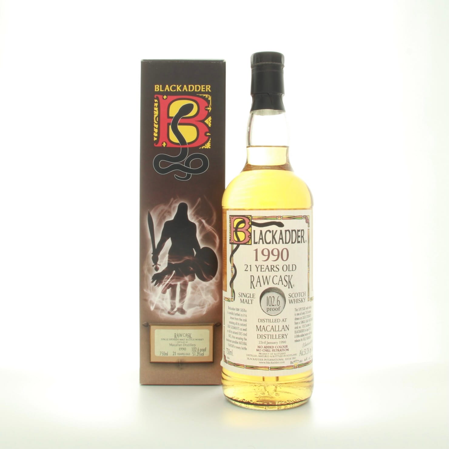 Macallan 21 Year Old (1990) Blackadder 75cl 51.3% Scotland Speyside Whisky