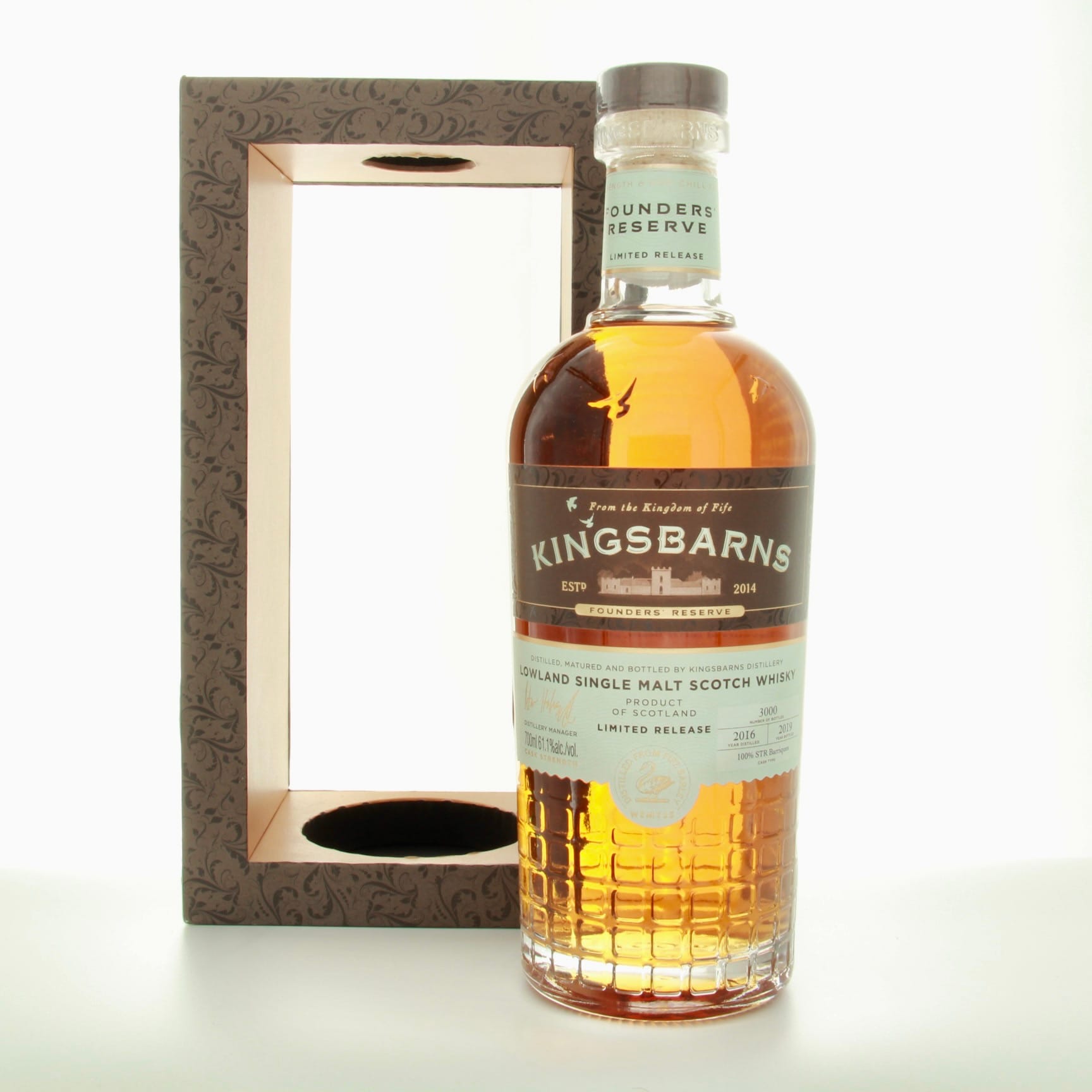 Kingsbarns 2017 Founders Reserve Ex-Peated Barrels 70cl 61.6% Lowlands Scotland Whisky 