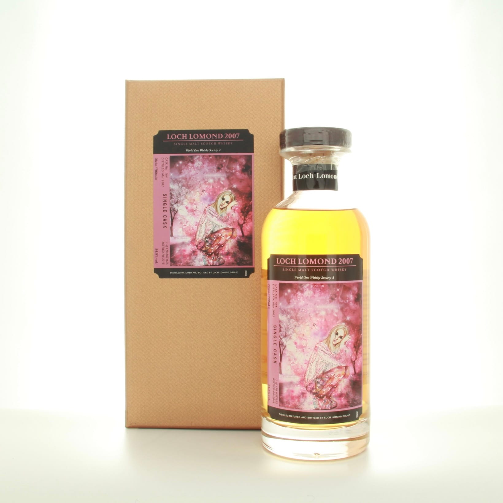 Loch Lomond 2007 World One Whisky Society 70cl 54.8% Highlands Scotland Whisky 