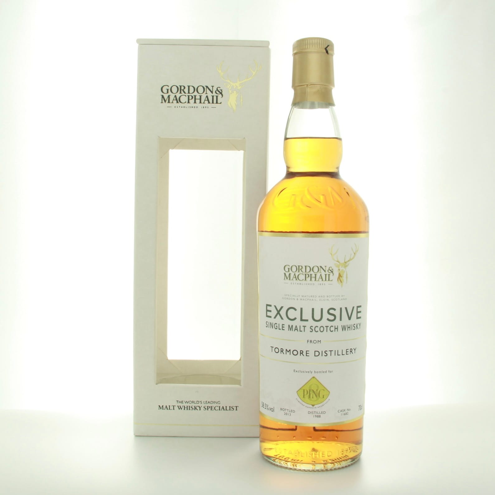 Tormore 1988 (Gordon & Macphail) Single Cask / Juul’s Ping No.8 70cl 58.5% Scotland Speyside Whisky 