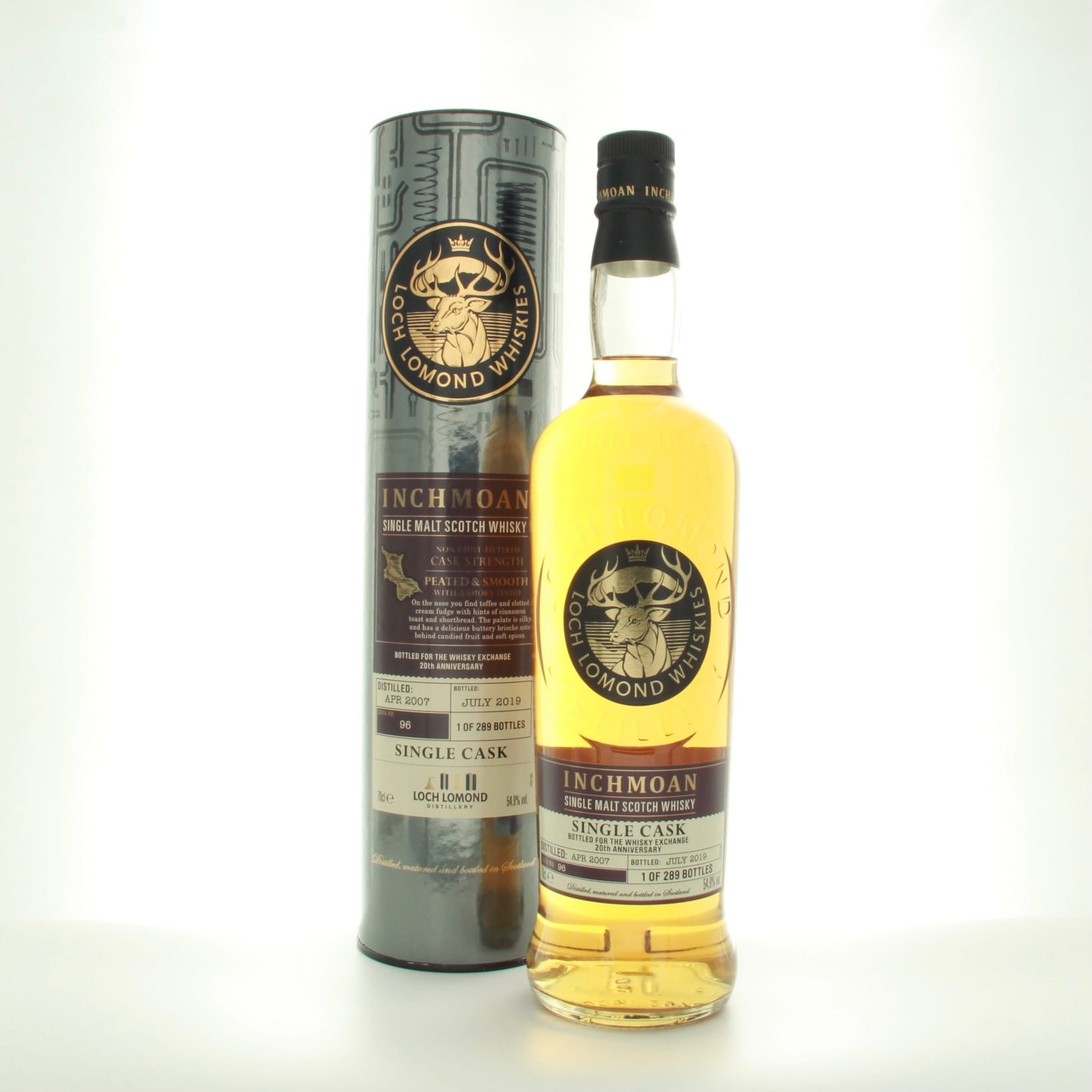 Inchmoan – 12 Year Old (2007) Single Cask #96 70cl 54.9% Highlands Scotland Whisky