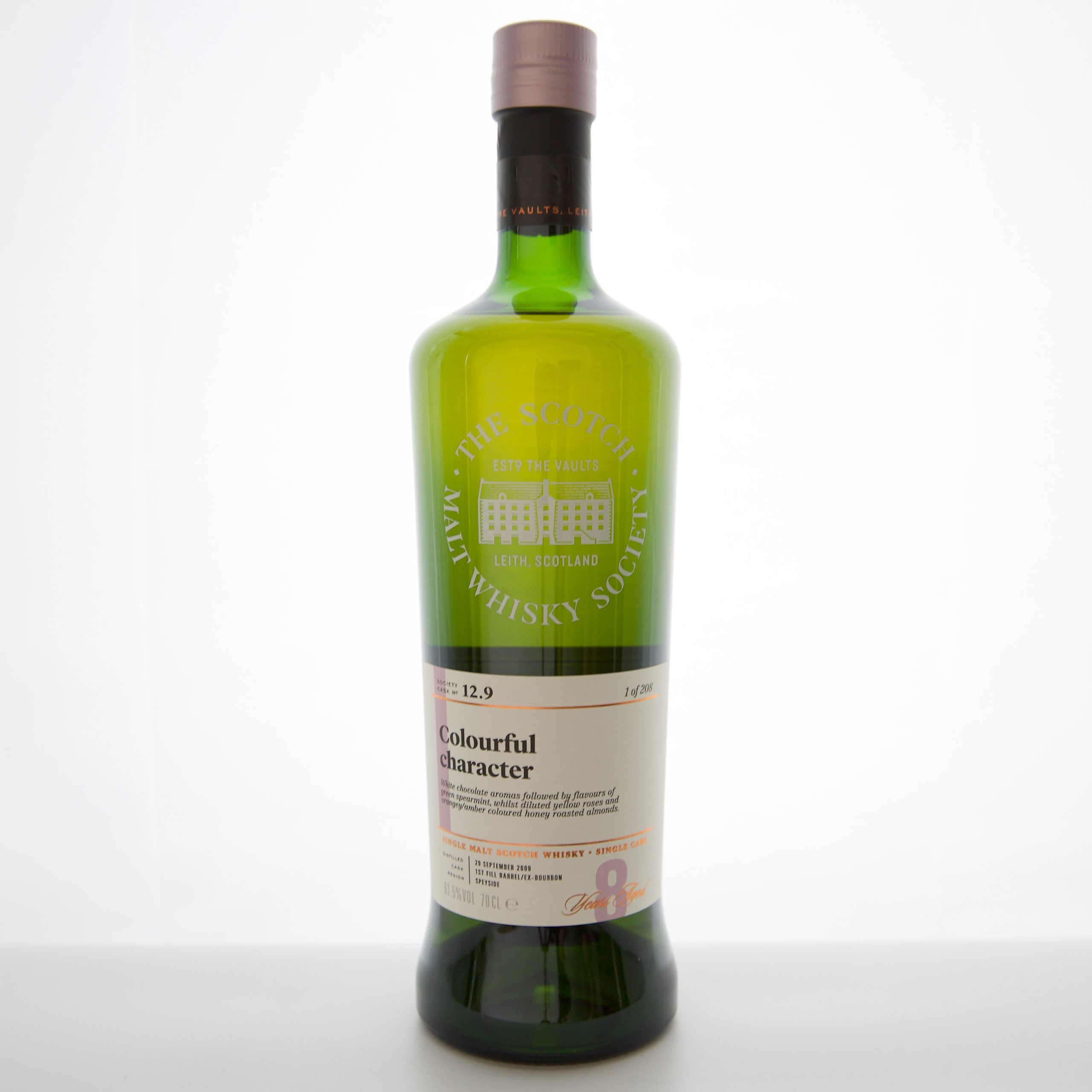 BenRiach 2009 SMWS 12.9 ‘Colourful Character’ 70cl 61.5% Scotland Speyside Whisky 