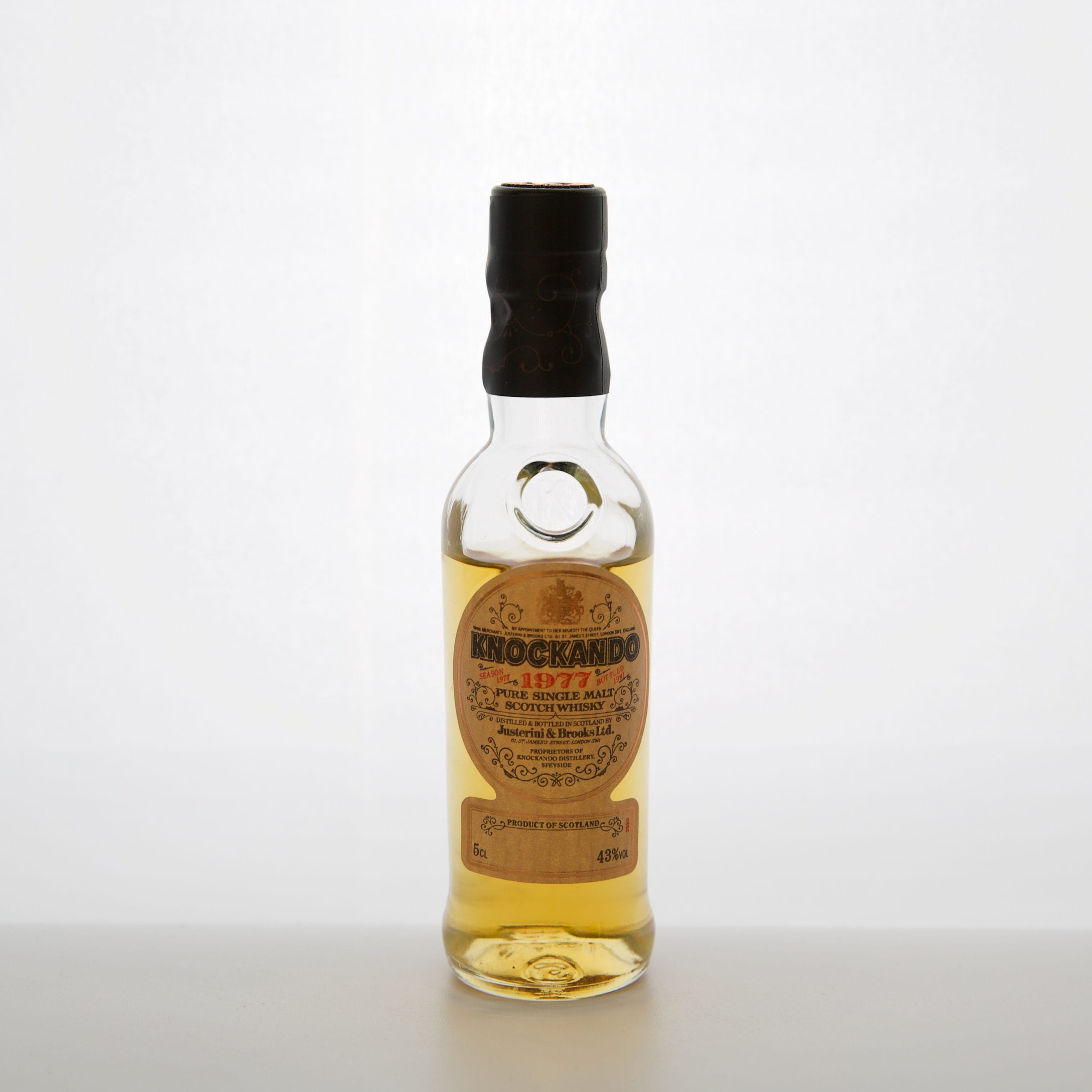 Knockando 1977 Miniature 5cl 43% Scotland Speyside Whisky 