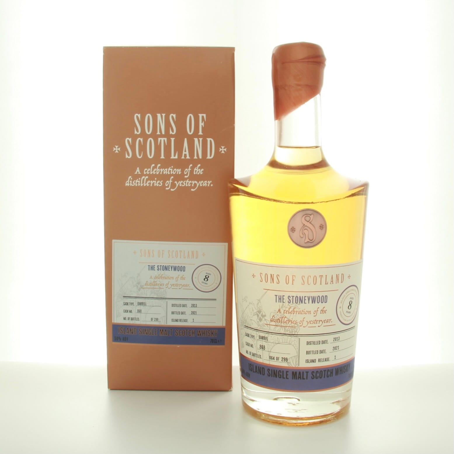 Sons of Scotland – 2013 – Stoneywood 70cl 50% Islands Scotland Whisky 