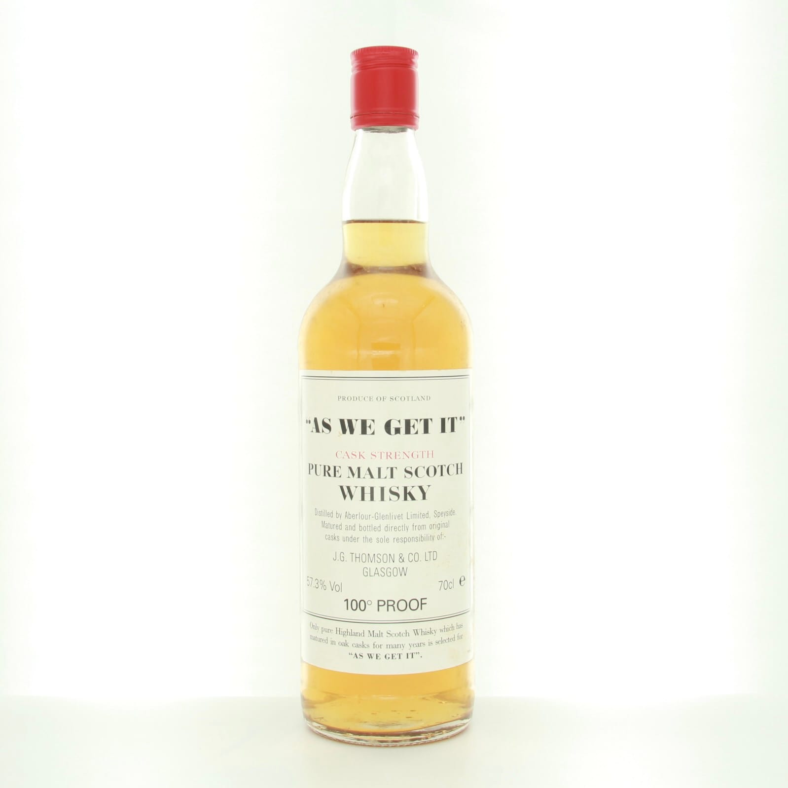 Aberlour – Glenlivet “AS WE GET IT” 70cl 57.3% Scotland Speyside Whisky