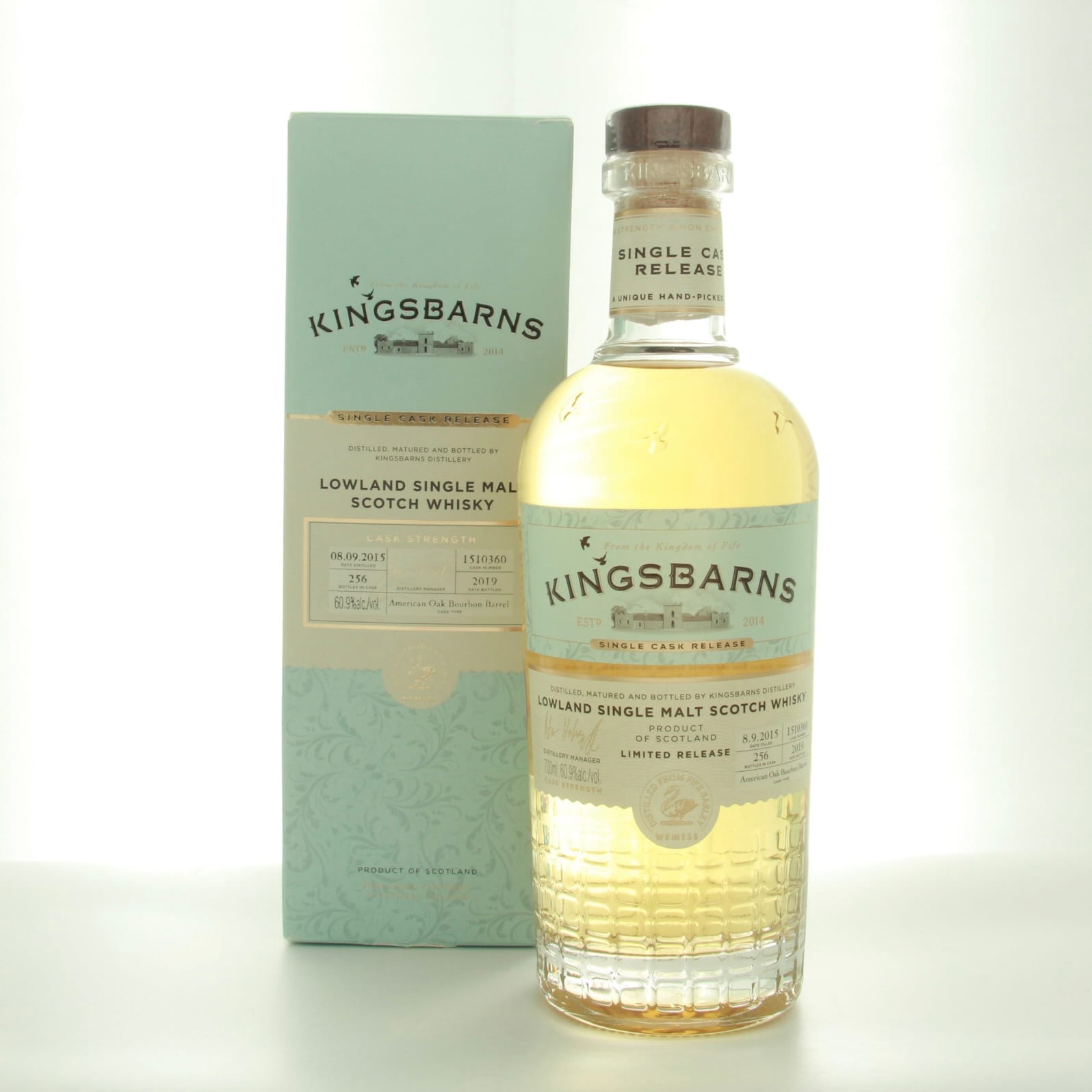 Kingsbarns 2015 single cask release 70cl 60.9% Lowlands Scotland Whisky 