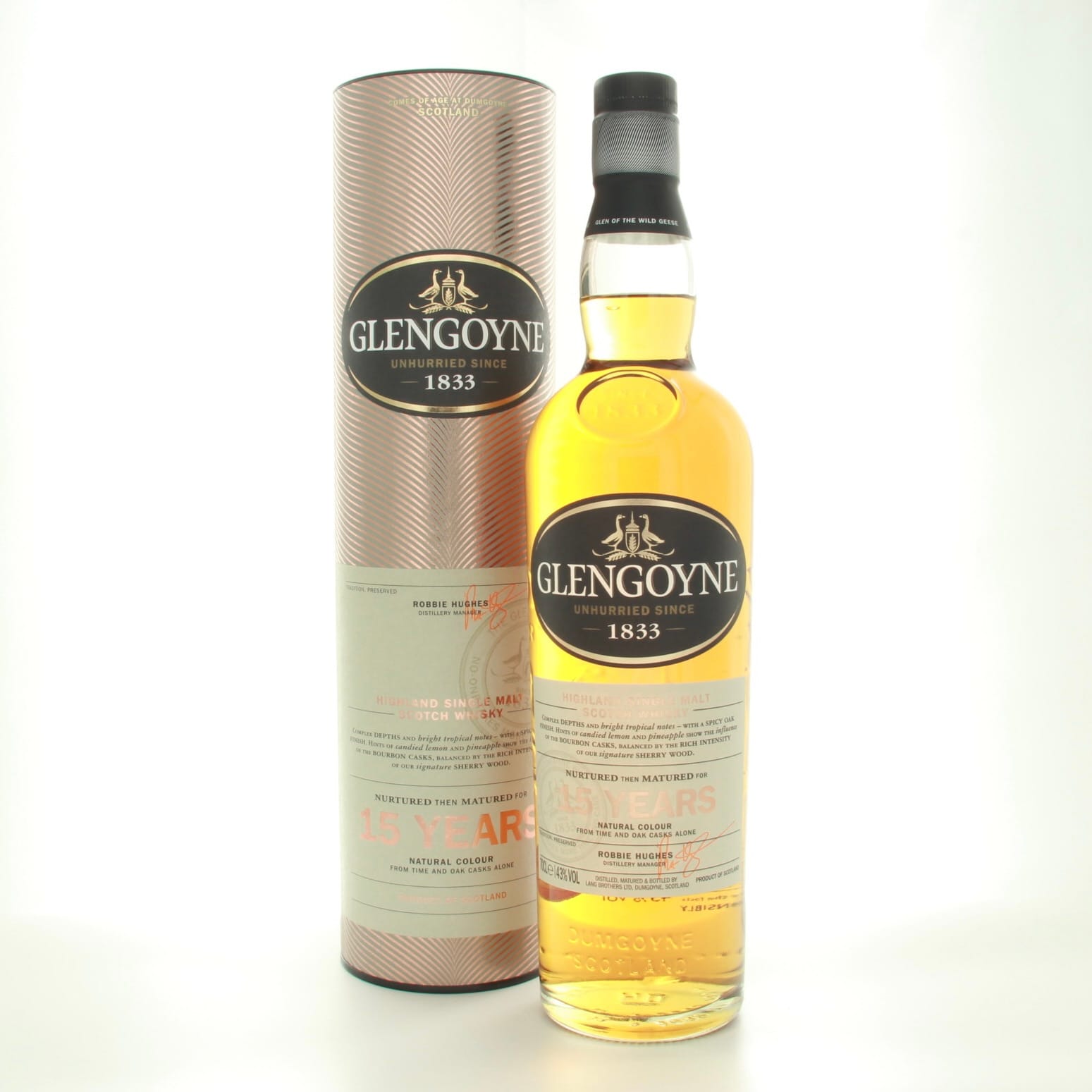 Glengoyne 15 70cl 43% Highlands Lowlands Scotland Whisky 