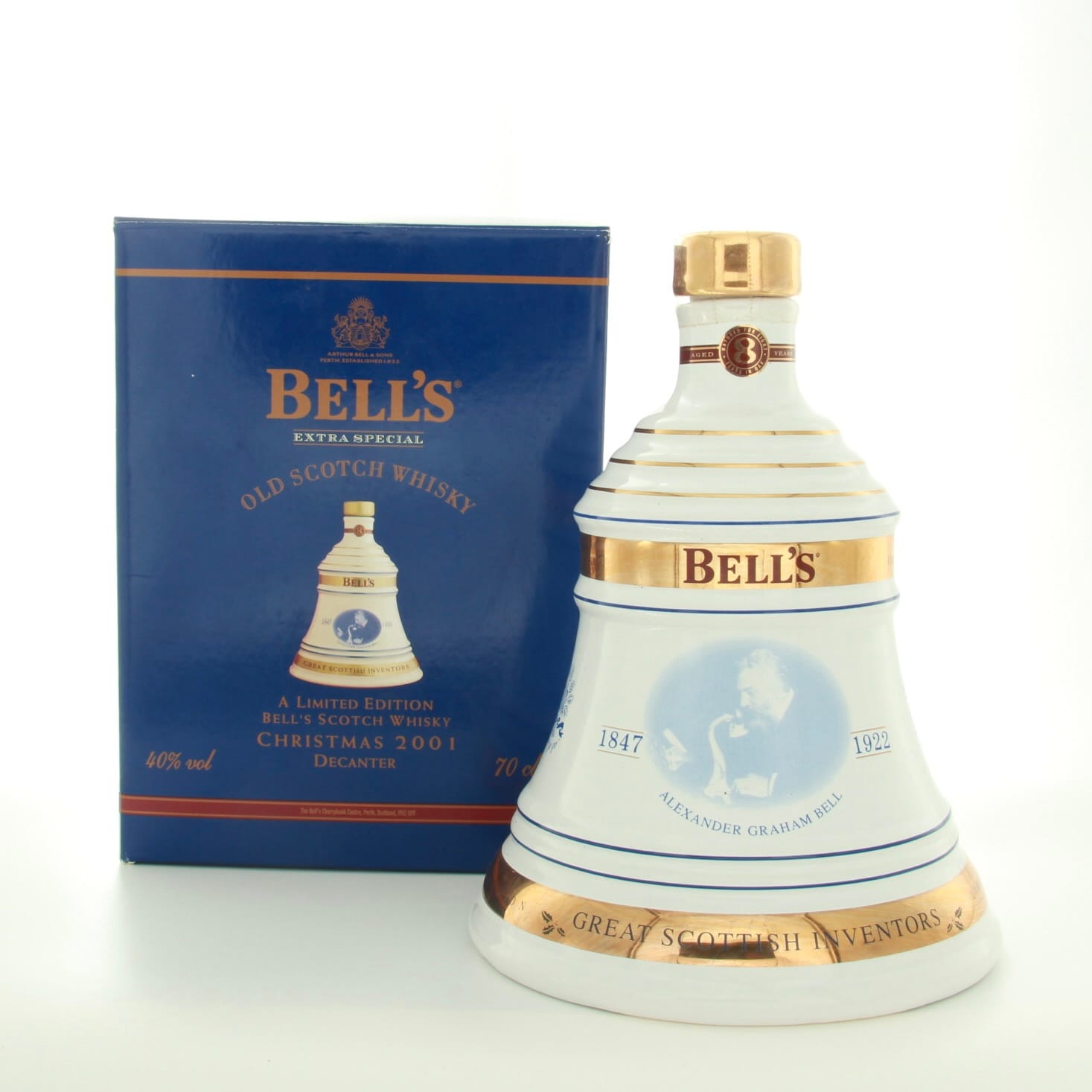 Bell’s Decanter Christmas 2001 70cl 40% Scotland Whisky 