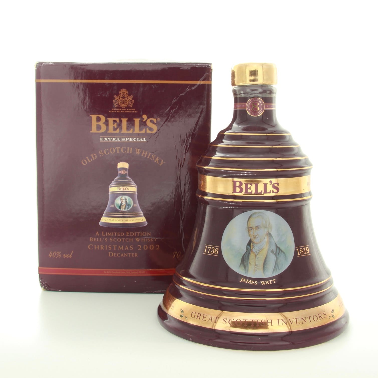 Bell’s Decanter Christmas 2002 70cl 40% Scotland Whisky 