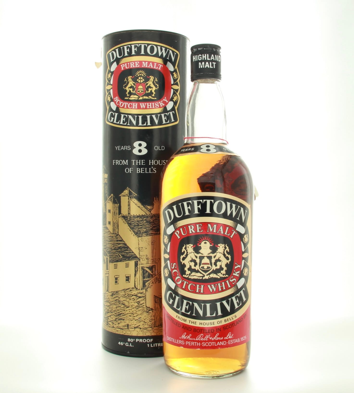 Dufftown – Glenlivet 8 Year Old (1970s Edition) 100cl 46% Scotland Speyside Whisky