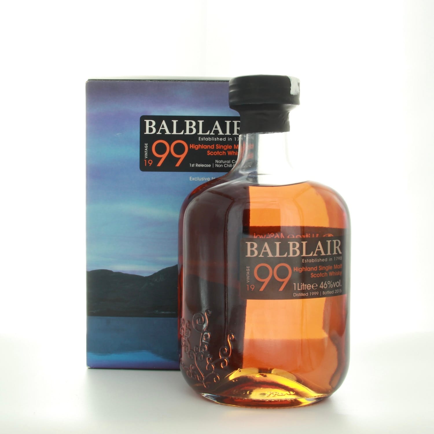 Balblair 1999 Vintage 1st Release Bottled In 2015 100cl 46% Highlands Scotland Whisky