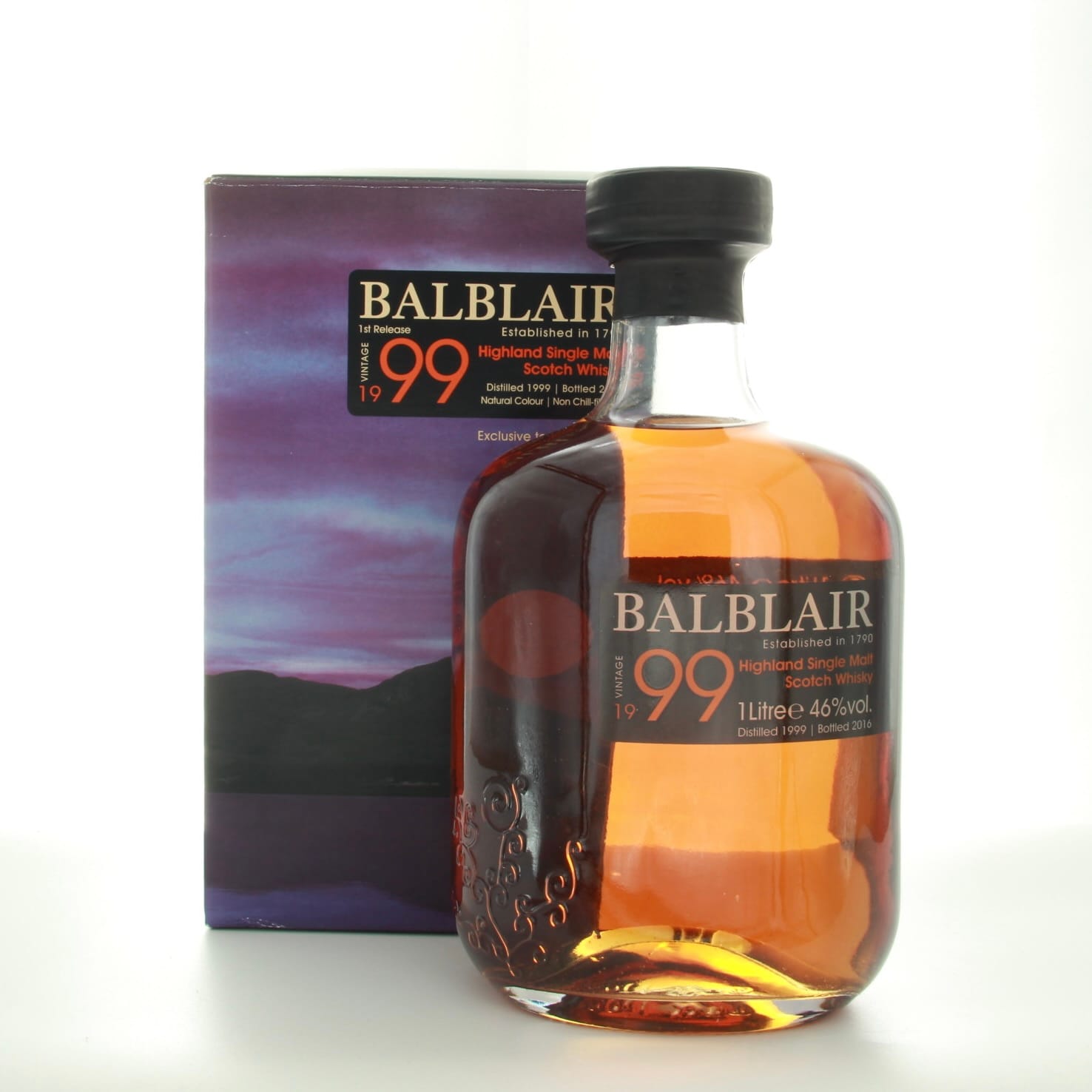 Balblair 1999 Vintage 1st Release Bottled 2016 100cl 46% Highlands Scotland Whisky 