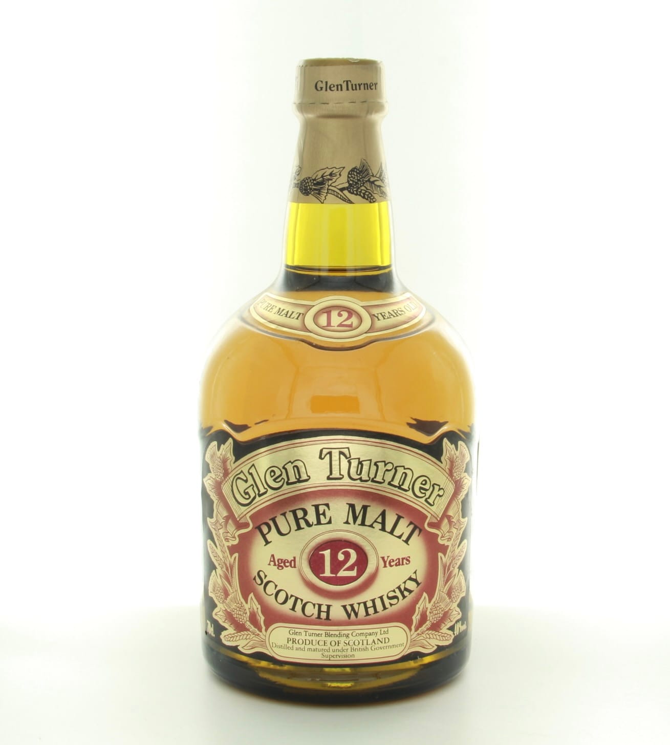 Glen Turner 12 Year Old (1990s Edition) 70cl 40% Scotland Whisky