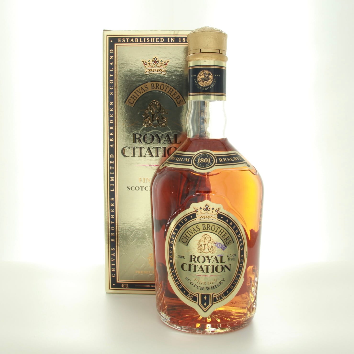 Chivas Brothers Royal Citation (1980s Edition) 75cl 43% Scotland Whisky 
