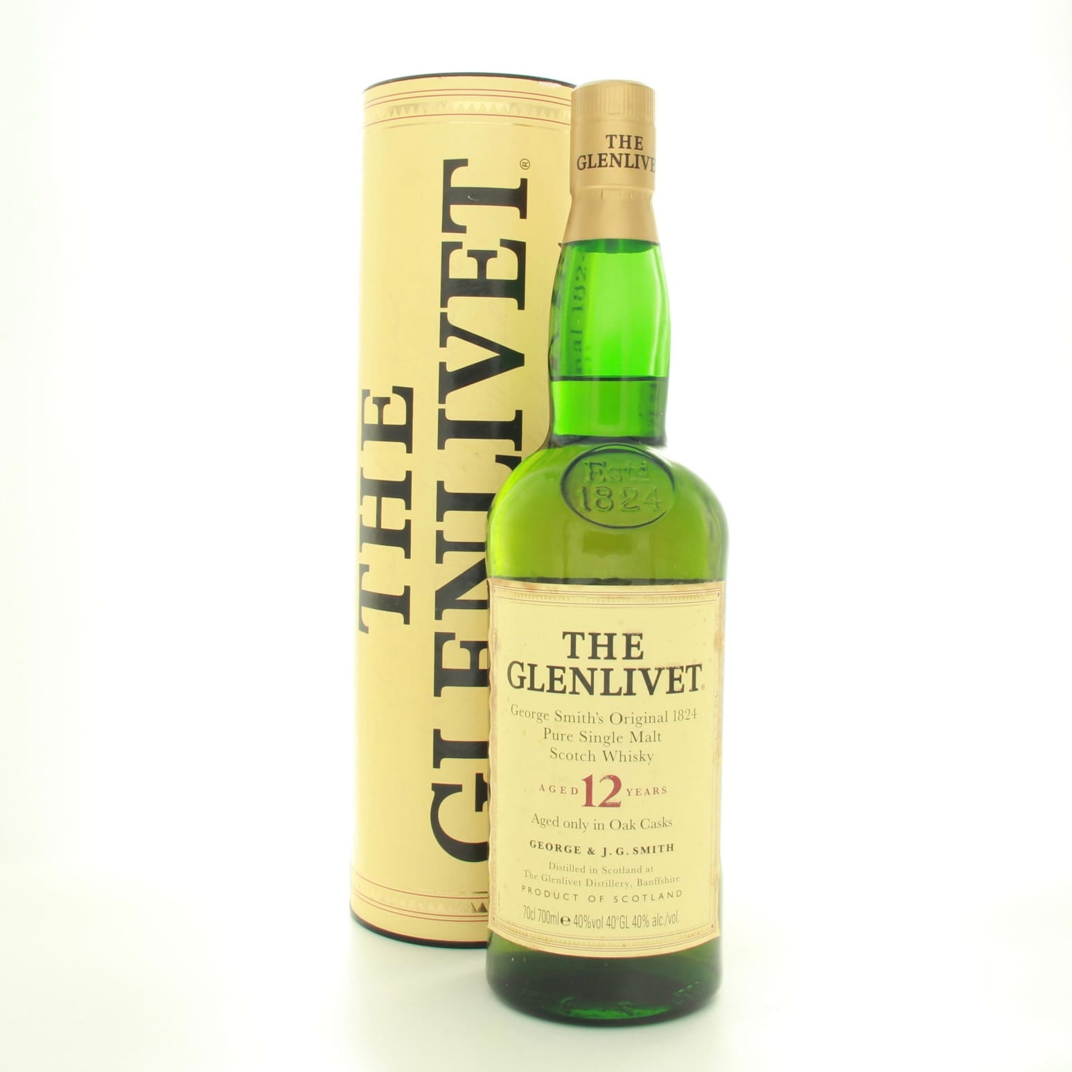 Glenlivet 12 Year Old (Old Label) 70cl 40% Scotland Speyside Whisky 