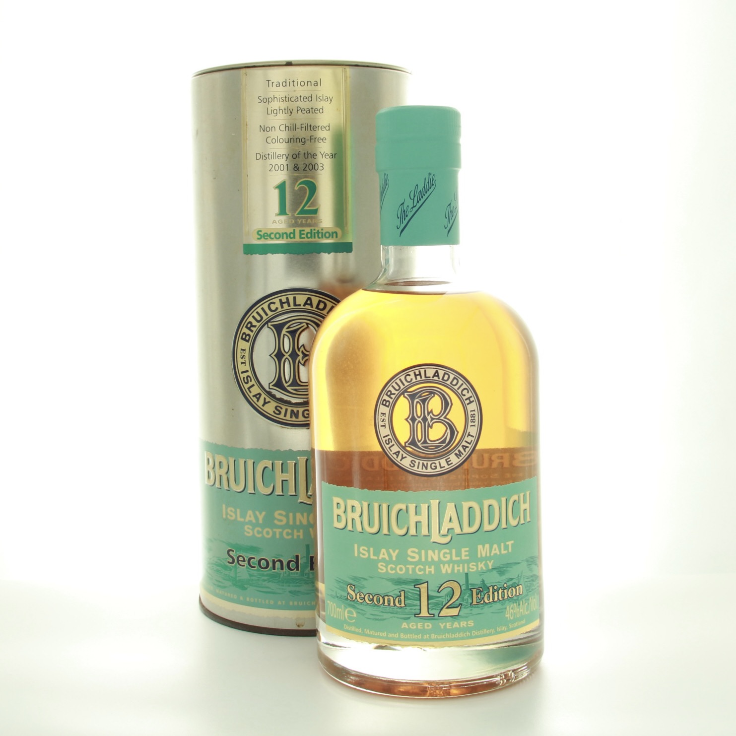 Bruichladdich 12 Year Old Second Edition 70cl 46% Islay Scotland Whisky 