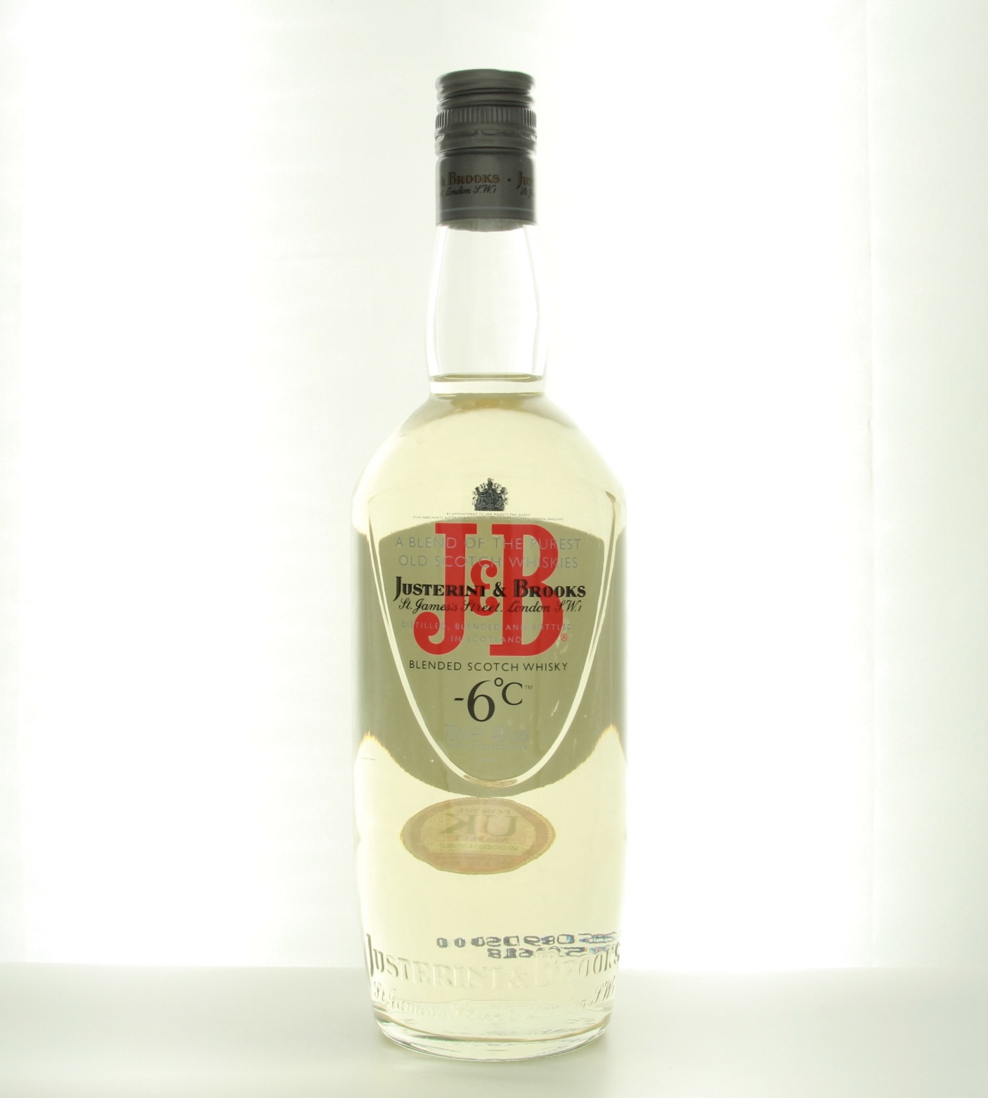 J&B -6° C 70cl 40% Scotland Whisky