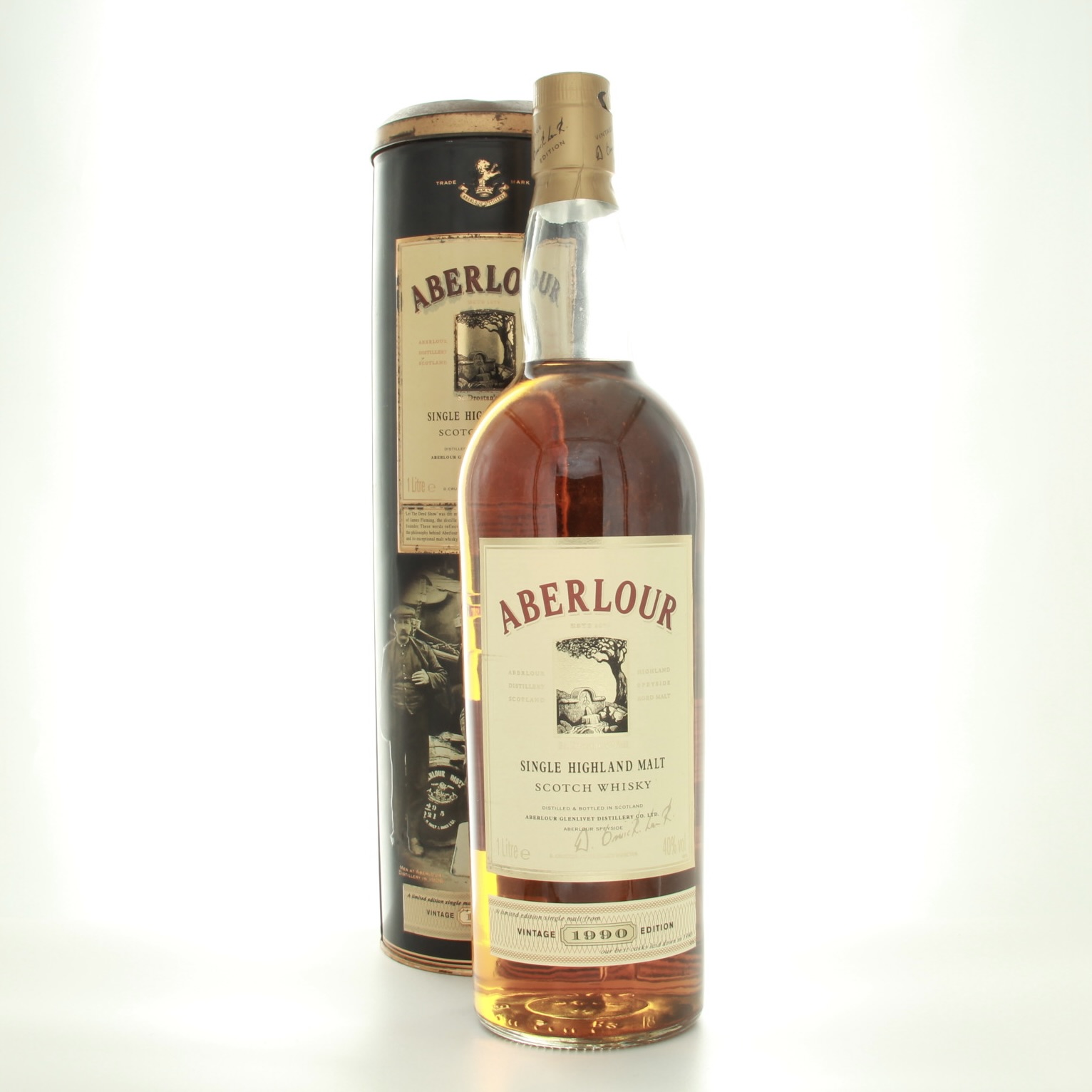 Aberlour 1990 Vintage 100cl 40% Scotland Speyside Whisky 