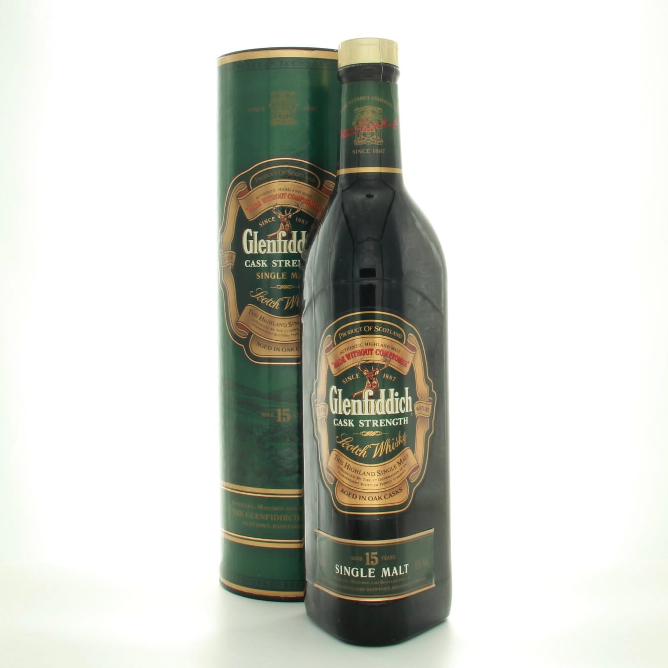 Glenfiddich Cask Strength 15 Years Old (1990s Edition) 70cl 51% Scotland Speyside Whisky 