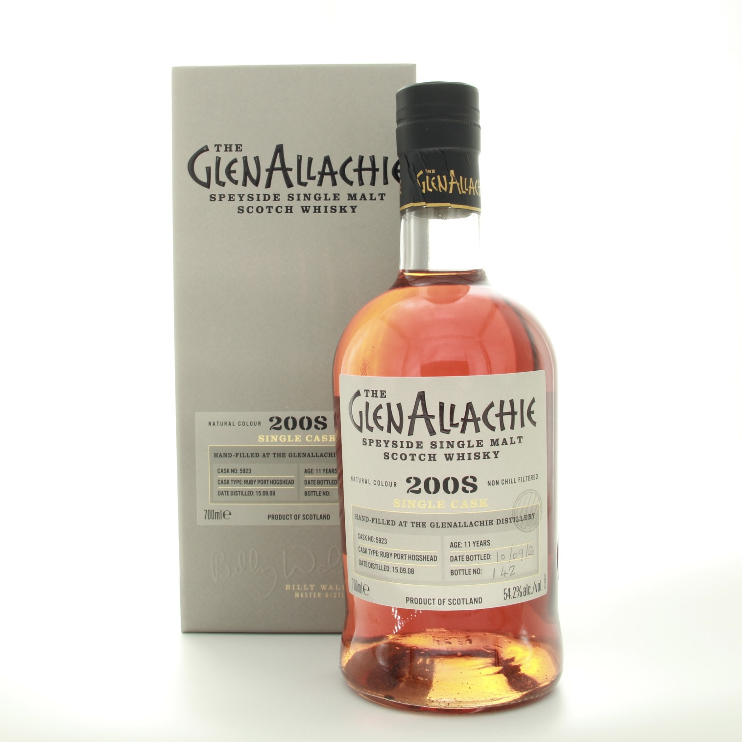 GlenAllachie 2008 Single Cask #5923 11 Year Old 70cl 54.2% Scotland Speyside Whisky 