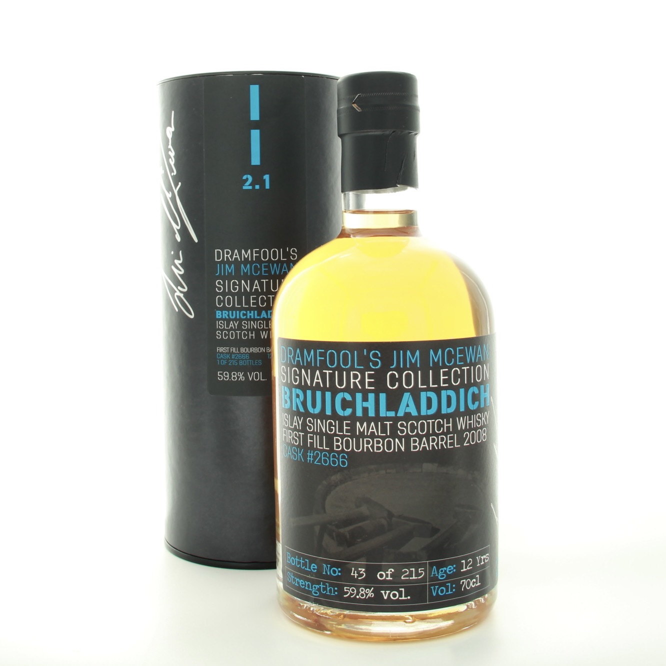 Bruichladdich 2008 12 Year Old Dram Fool’s Release 2.1 70cl 59.8% Islay Scotland Whisky 