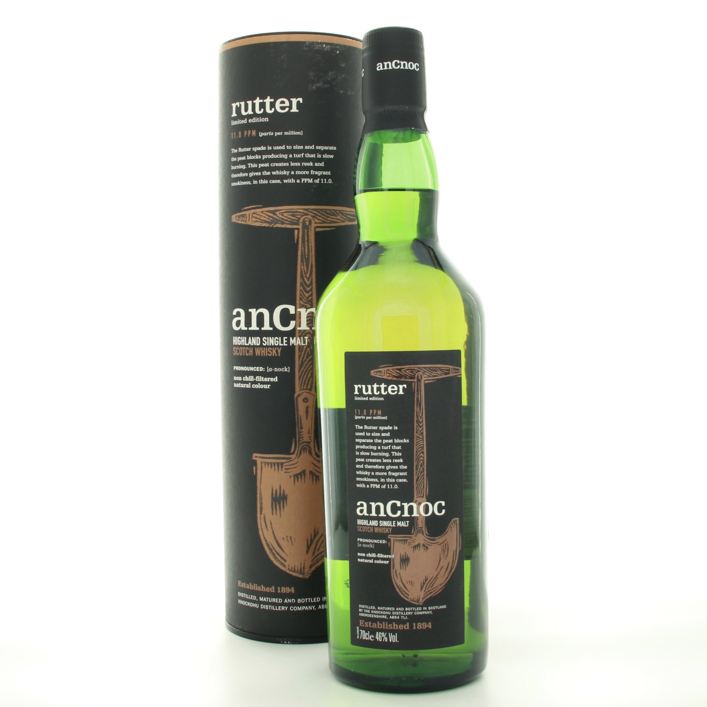 AnCnoc Rutter 70cl 46% Scotland Speyside Whisky