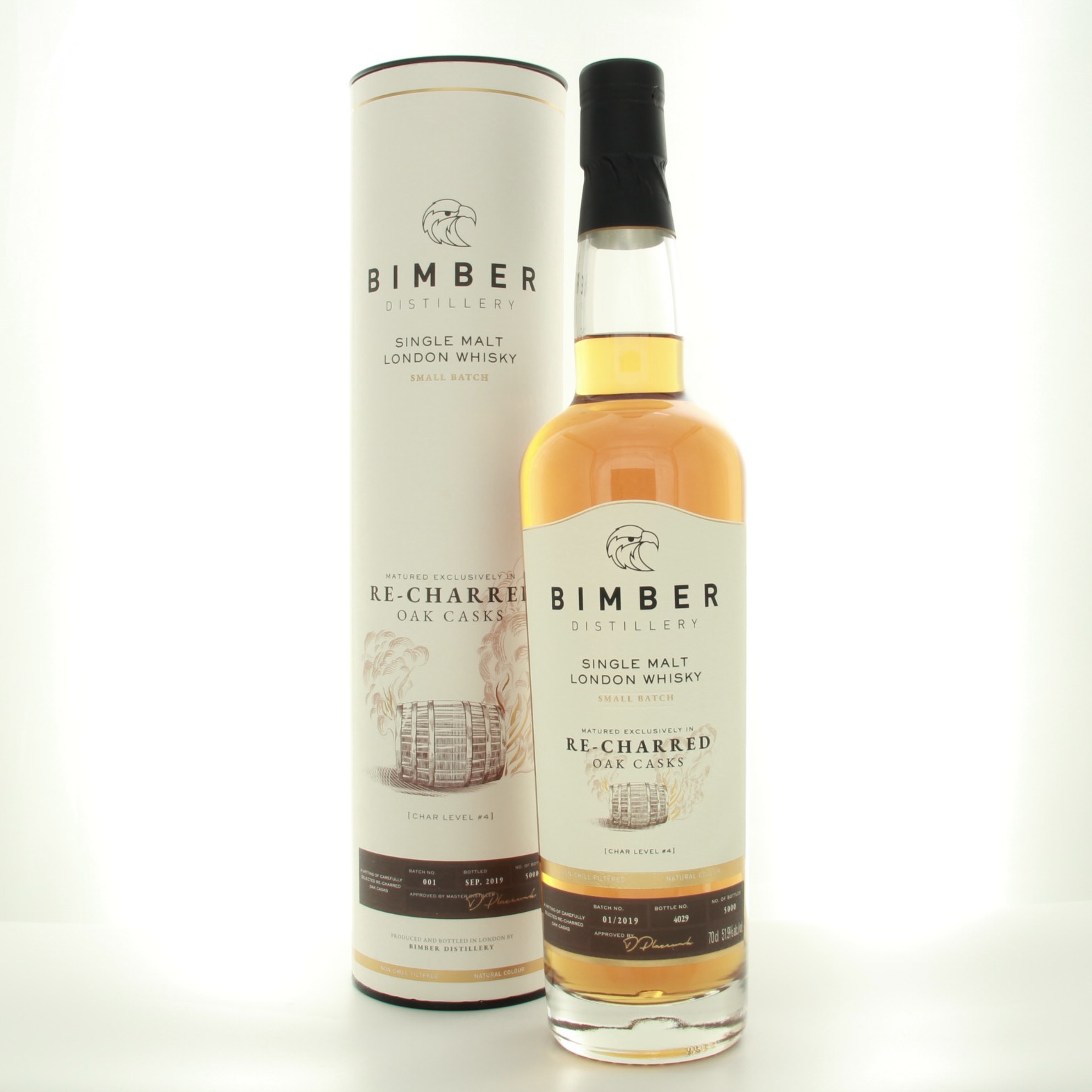 Bimber Re-Charred Oak Batch #1 70cl 51.9% England Whisky