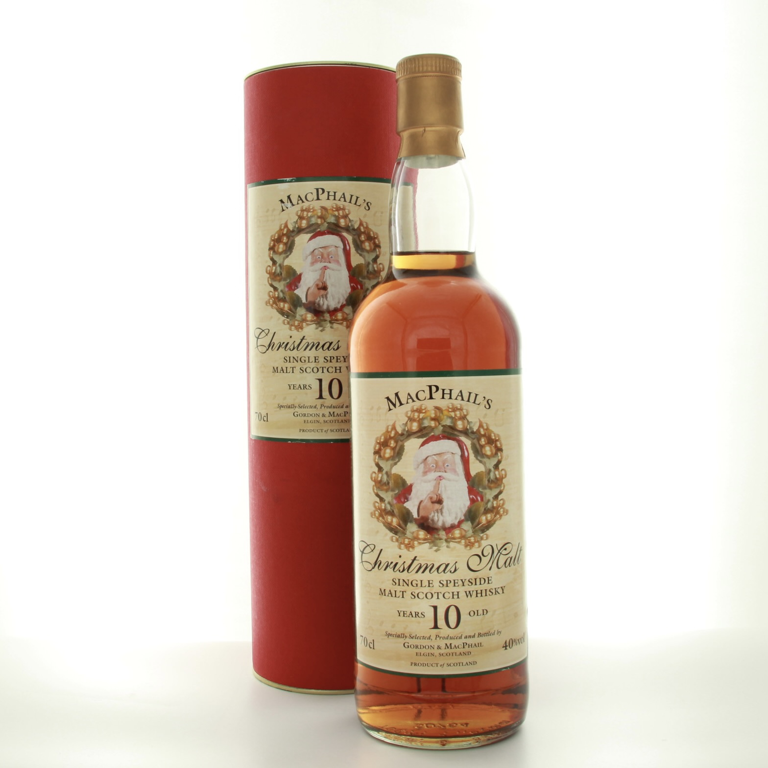MacPhail’s 10 Year Old Christmas Malt (2002 Edition) 70cl 40% Scotland Whisky 