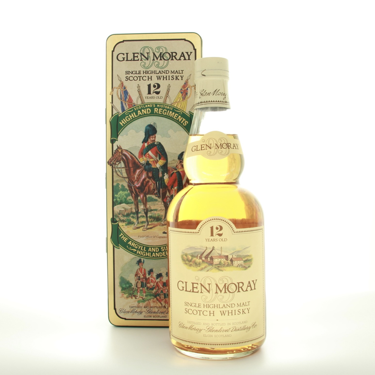 Glen Moray Highland Regiments 12 Year Old 75cl 43% Scotland Speyside Whisky 