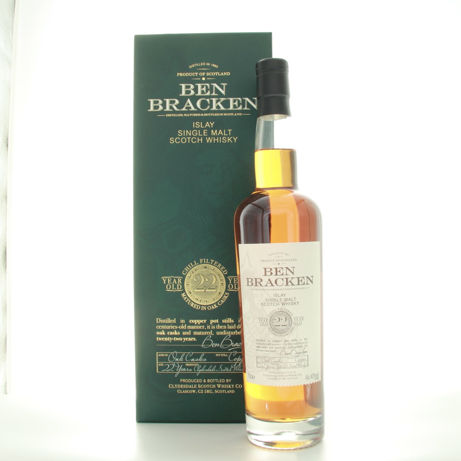 Ben Bracken 22 Year Old 70cl 40% Islay Scotland Whisky 