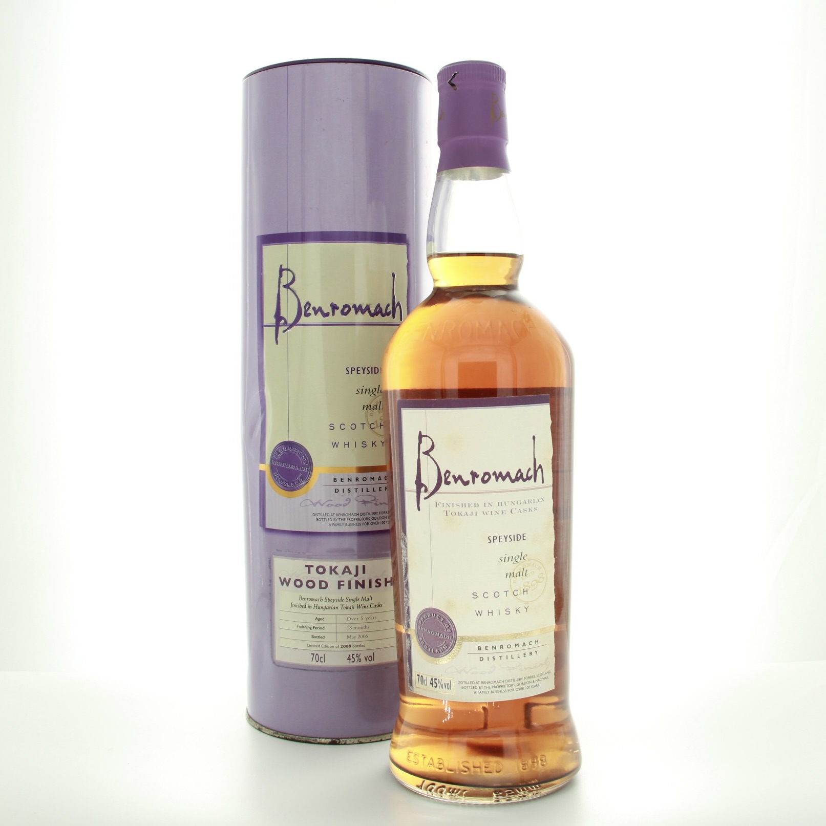 Benromach Tokaji Wood Finish 70cl 45% Scotland Speyside Whisky 
