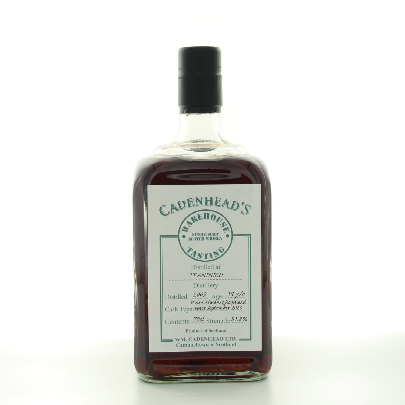 Teaninich 14 Year Old Cadenhead’s Warehouse Tasting 70cl 51.8% Highlands Scotland Whisky 
