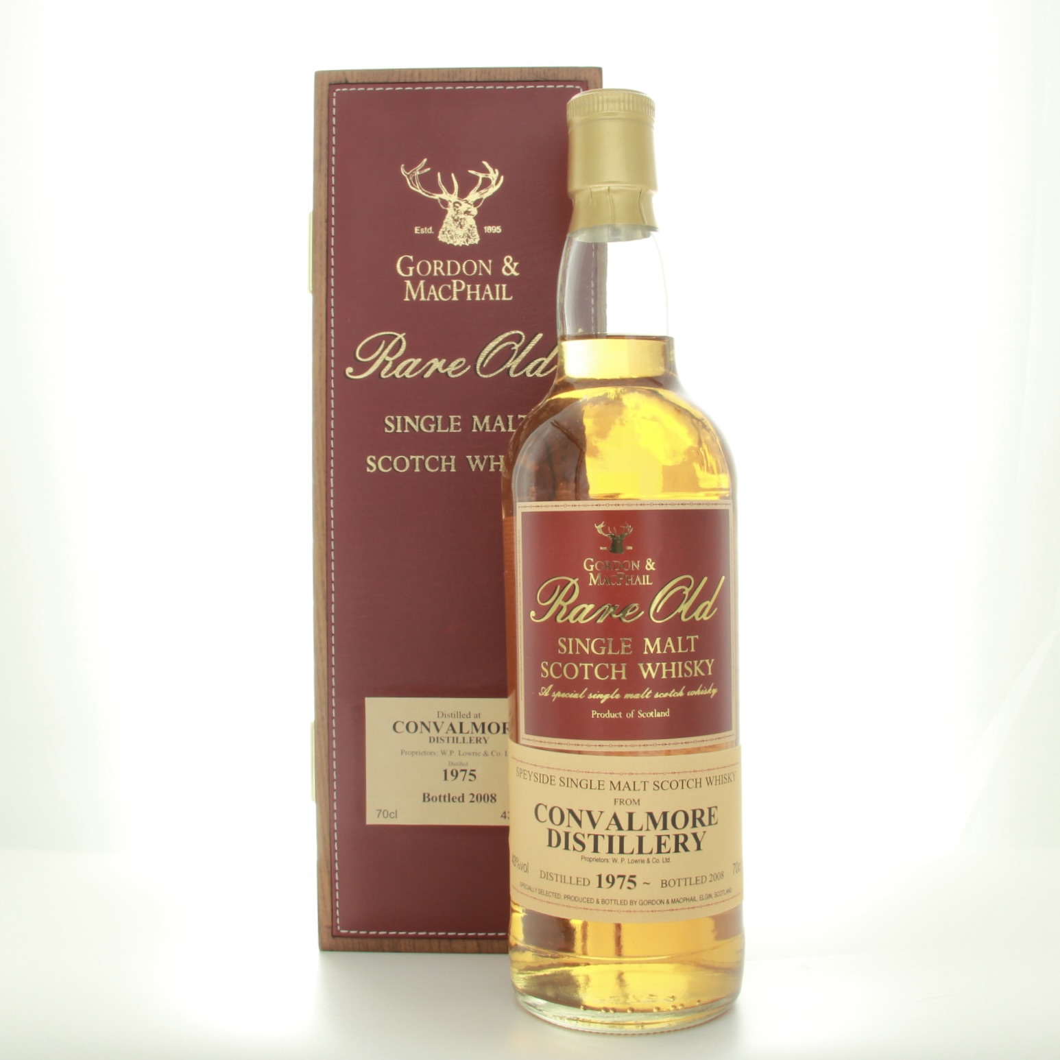 Convalmore 1975 Rare 32 Year Old Gordon and Macphail 70cl 43% Scotland Speyside Whisky