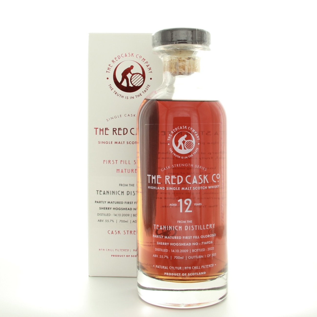 Teaninich 12 Year Old The Red Cask Company 70cl 55.7% Scotland Speyside Whisky 