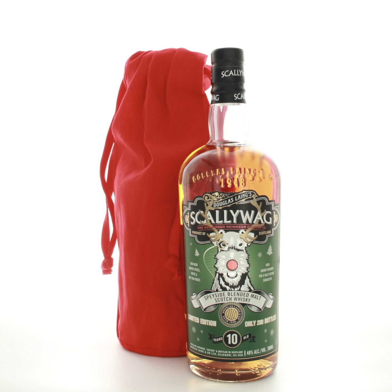 Scallywag 10 Year Old Red Nose Reindeer Limited Edition #2 2017 70cl 48% Scotland Speyside Whisky 
