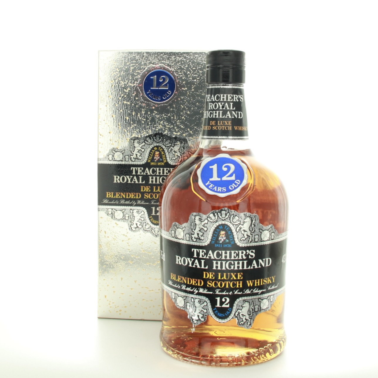 Teachers 12 Year Old Royal Highland De Luxe (1980s Edition) 75cl 43% Scotland Whisky 