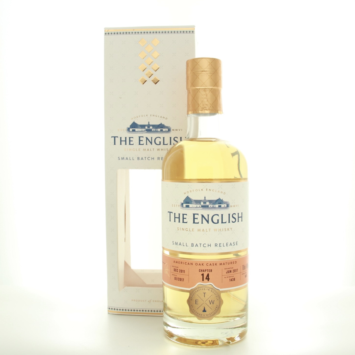 The English Whisky Chapter 14 70cl 46% England Whisky