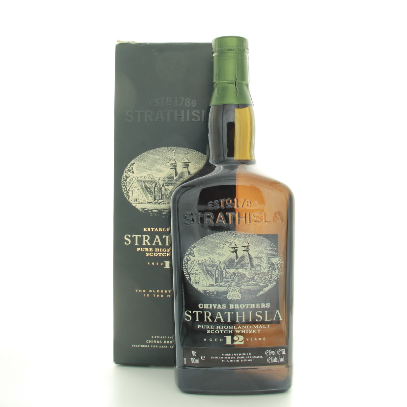 Strathisla 12 Year Old (1990s Edition) 70cl 43% Scotland Speyside Whisky 