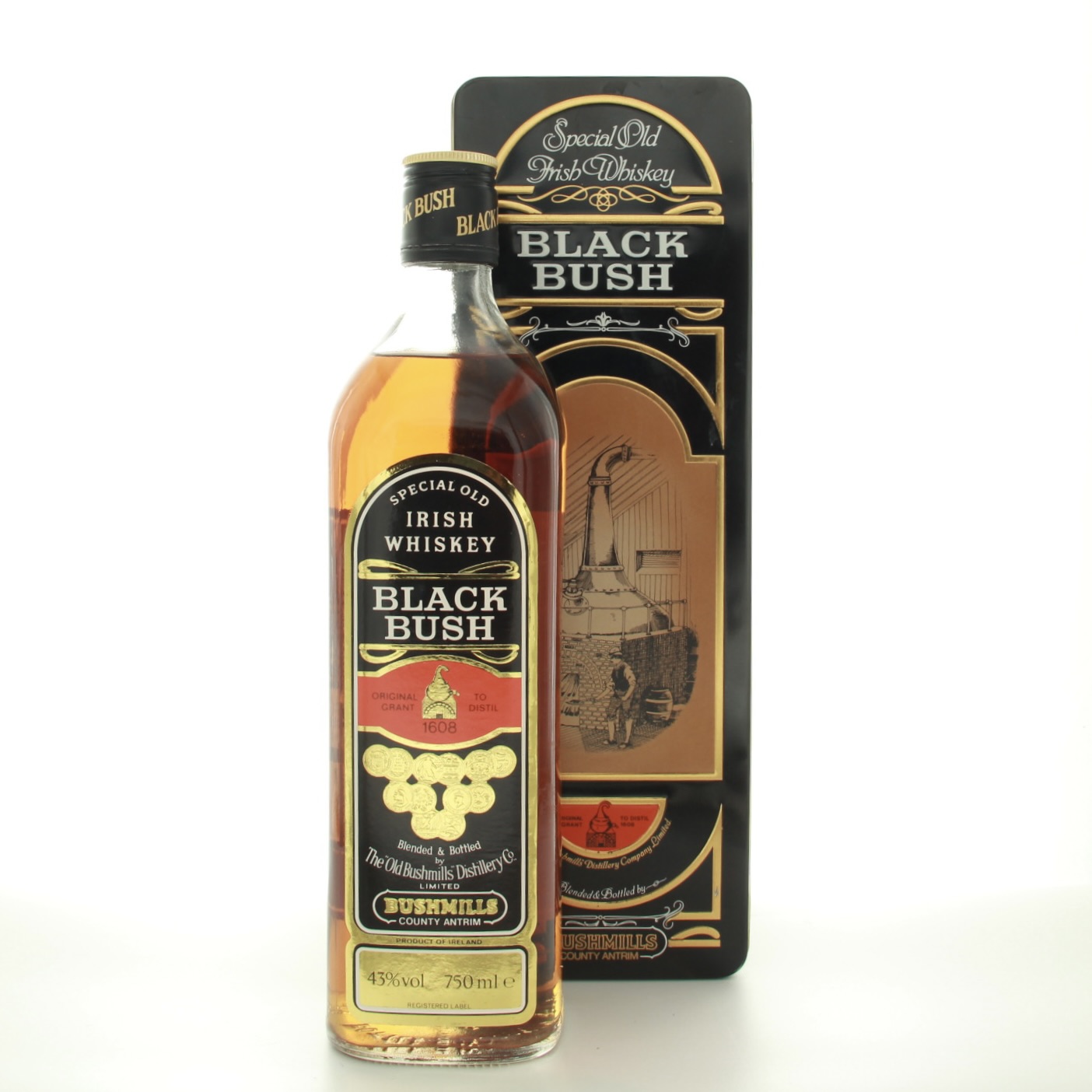 Bushmills Black Bush Special Old (1980s Edition) 75cl 43% Ireland Whisky 