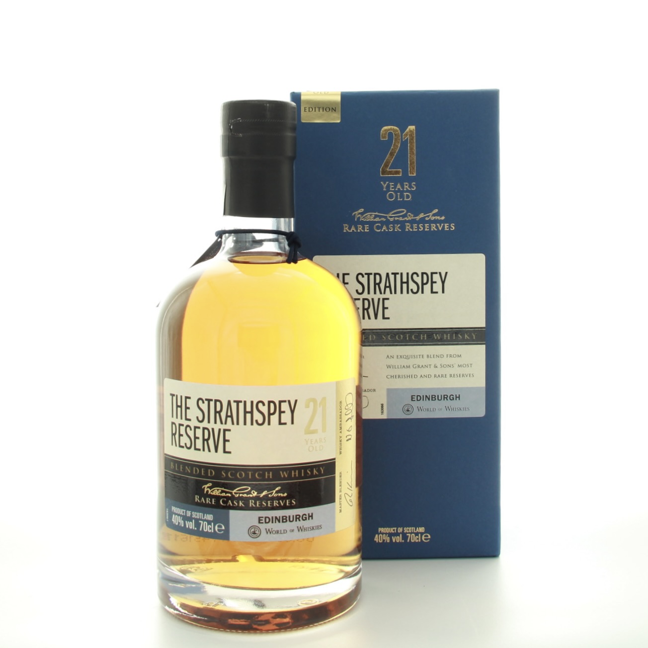 Strathspey Reserve 21 Year Old Edinburgh Cask 70cl 40% Scotland Speyside Whisky 