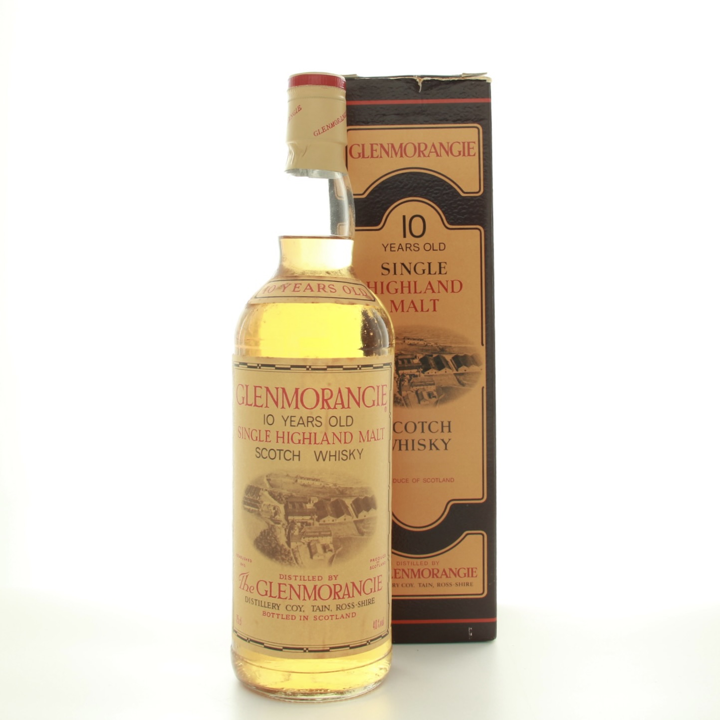 Glenmorangie 10 Years Old (1990s Edition) 75cl 40% Highlands Scotland Whisky 