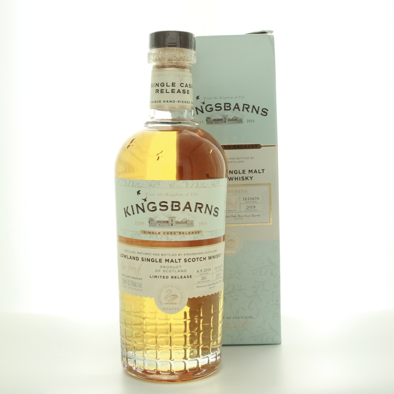 Kingsbarns Single Cask Release 2016 70cl 62% Lowlands Scotland Whisky 