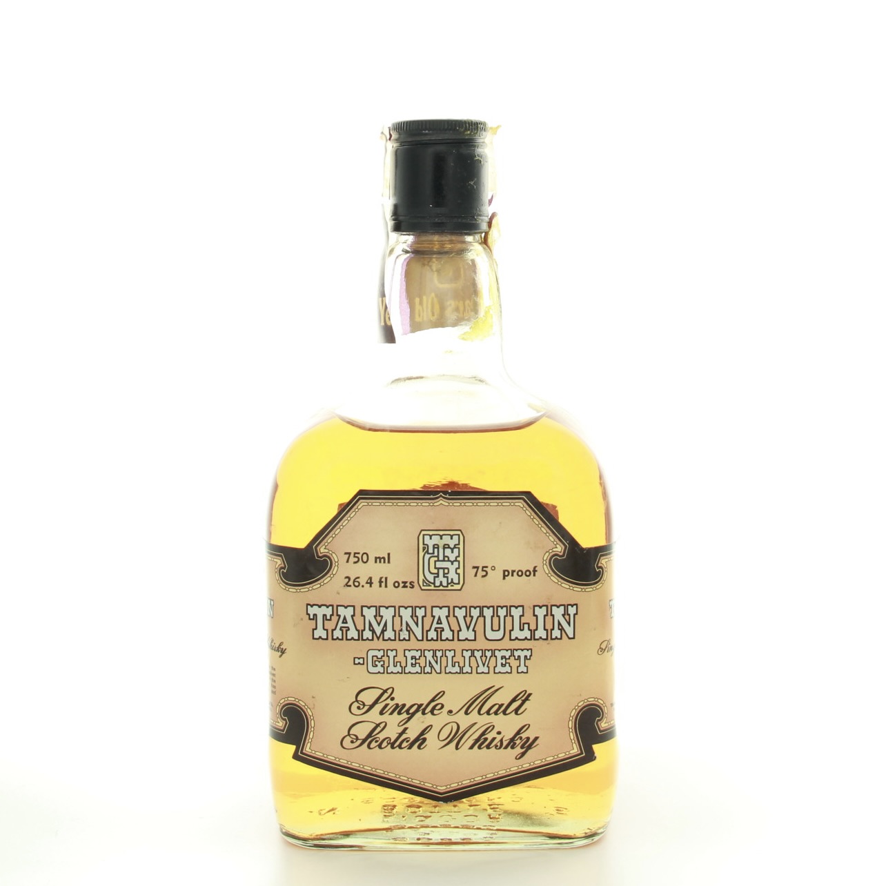 Tamnavulin- Glenlivet- 8 Year Old Single Malt (1970s Edition) 75cl 75 Proof% Scotland Speyside Whisky 