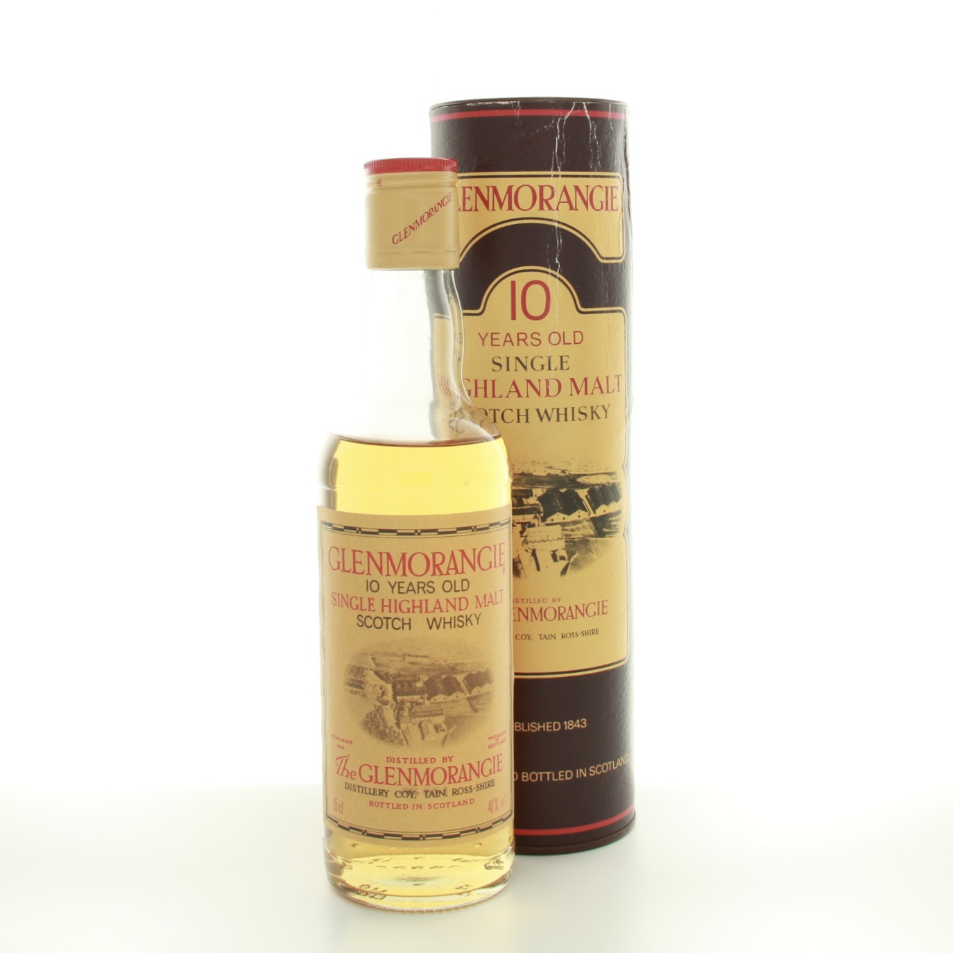 Glenmorangie 10 Years Old 35cl (1990s Edition) 35cl 40% Highlands Scotland Whisky