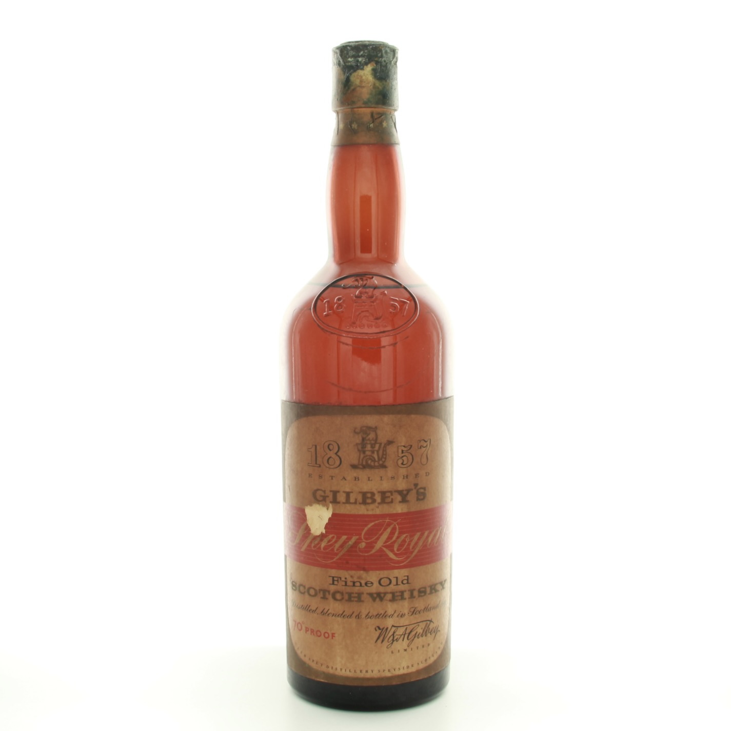 Gilbey’s Spey Royal 1950s 75.7cl 70 Proof% Scotland Whisky