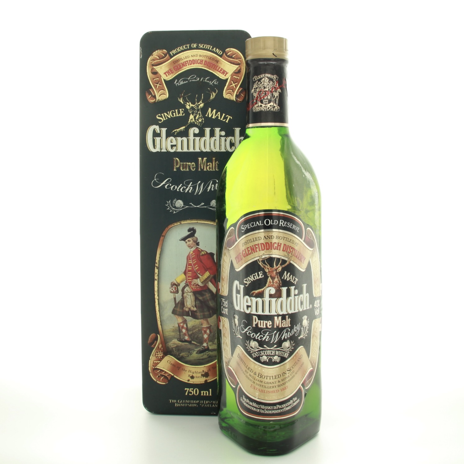 Glenfiddich Special Old Reserve Clan Kennedy (1980s Edition) 75cl 40% Scotland Speyside Whisky 